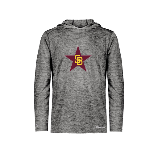 [FOLHCGBK-YS-LOGO1] Decker Youth Charge Hoodie (Youth S, Black, Logo 1)