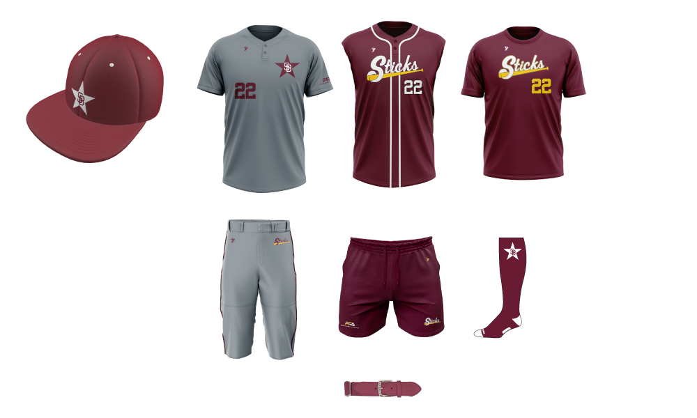 Sticks - Pro Player Athletics - Regional Uniform Package